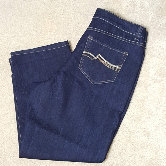 Size 14 Nine West jeans new without tags BLACK - Picture 5 of 7